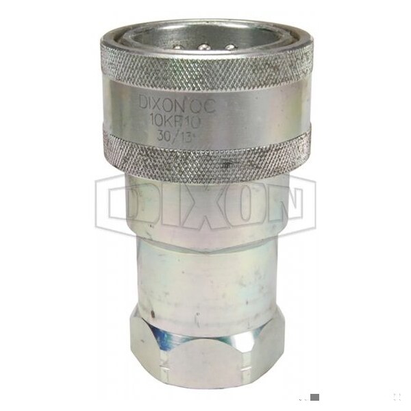 DQC K Interchange Female Coupler, 1-1/4-11 Nominal, Female BSPP, Steel